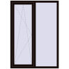 Ціноутворення Вікна 1250x1750 мм REHAU Euro 60 BLACK_BROWN з двох сторін