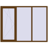 Ціноутворення Вікна 2050x1560 мм REHAU Euro 70 WALNUT ззовні