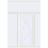 Ціноутворення Вікна 1460x2010 мм REHAU Euro 70 Білий (RAL 9016) з двох сторін