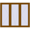 Ціноутворення Вікна 1800x1500 мм REHAU Euro 60 GOLDEN OAK з двох сторін