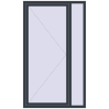 Ціноутворення Вікна 1200x2050 мм REHAU Brillant-Design
