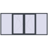 Ціноутворення Вікна 3000x1400 мм REHAU Euro 70 ANTHRACITE_GREY_STRUKTURAL з двох сторін
