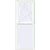 Ціноутворення Вікна 770x2010 мм REHAU Brillant-Design Білий (RAL 9016) з двох сторін