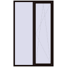 Ціноутворення Вікна 1400x2300 мм REHAU Euro 70 BLACK_BROWN з двох сторін