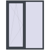 Ціноутворення Вікна 1350x1750 мм REHAU Brillant-Design ANTHRACITE_GREY_STRUKTURAL ззовні