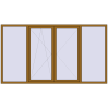 Ціноутворення Вікна 2800x1550 мм REHAU Brillant-Design LIGHT_OAK з двох сторін