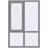 Ціноутворення Вікна 1200x1800 мм Altest Pony 375 RAL 9007 Grey aluminium з двох сторін