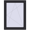 Ціноутворення Вікна 900x1200 мм REHAU Euro 60 BLACK_ULTI-MATT з двох сторін