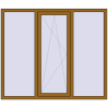 Ціноутворення Вікна 1720x1470 мм REHAU Euro 70 LIGHT_OAK з двох сторін