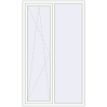 Ціноутворення Вікна 1300x2200 мм REHAU Euro 60