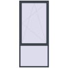Ціноутворення Вікна 1200x2700 мм REHAU Euro 60 ANTHRACITE_GREY_STRUKTURAL з двох сторін