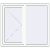 Ціноутворення Вікна 1250x1100 мм REHAU Brillant-Design Білий (RAL 9016) з двох сторін