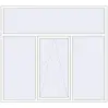 Ціноутворення Вікна 2220x2010 мм REHAU Euro 60 Білий (RAL 9016) з двох сторін
