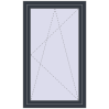 Ціноутворення Вікна 900x1400 мм REHAU Euro 70 ANTHRACITE_GREY_STRUKTURAL з двох сторін