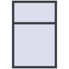 Ціноутворення Вікна 1000x1500 мм REHAU Brillant-Design ANTHRACITE_GREY_STRUKTURAL з двох сторін