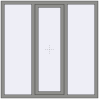Ціноутворення Вікна 1500x1500 мм Altest Pony 375 RAL 9007 Grey aluminium з двох сторін
