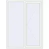 Ціноутворення Вікна 1300x1730 мм REHAU Euro 60 Білий (RAL 9016) з двох сторін