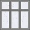 Ціноутворення Вікна 1800x1800 мм Altest Pony 375 RAL 9007 Grey aluminium з двох сторін