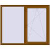 Ціноутворення Вікна 1600x1300 мм REHAU Euro 60 GOLDEN OAK з двох сторін