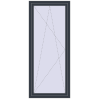 Ціноутворення Вікна 850x2000 мм REHAU Euro 70 ANTHRACITE_GREY_STRUKTURAL з двох сторін