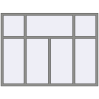 Ціноутворення Вікна 2000x1500 мм Altest Pony 375 RAL 9007 Grey aluminium з двох сторін