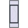 Ціноутворення Вікна 820x2365 мм REHAU Euro 60 ANTHRACITE_GREY_STRUKTURAL з двох сторін