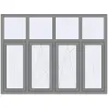 Ціноутворення Вікна 2000x1500 мм Altest Pony 375 RAL 9007 Grey aluminium з двох сторін