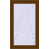 Ціноутворення Вікна 850x1440 мм REHAU Euro 60 WALNUT з двох сторін