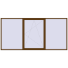 Ціноутворення Вікна 3300x1600 мм REHAU Euro 60 WALNUT з двох сторін