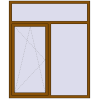 Ціноутворення Вікна 1500x1800 мм REHAU Euro 60 GOLDEN OAK з двох сторін