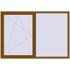 Ціноутворення Вікна 2200x1500 мм REHAU Euro 60 GOLDEN OAK ззовні