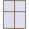 Ціноутворення Вікна 2000x2500 мм REHAU Euro 70 WALNUT ззовні