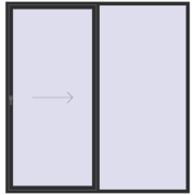 REHAU GENEO HST 2500x2600 мм ANTHRACITE_GREY_GLATT з двох сторін REHAU GENEO HST 2500x2600 мм ANTHRACITE_GREY_GLATT з двох сторін