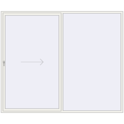REHAU GENEO HST 3000x2500 мм Білий (RAL 9016) з двох сторін