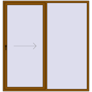 REHAU GENEO HST 2100x2200 мм GOLDEN OAK з двох сторін REHAU GENEO HST 2100x2200 мм GOLDEN OAK з двох сторін