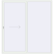REHAU GENEO HST 2500x2650 мм Білий (RAL 9016) з двох сторін