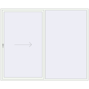 REHAU SYNEGO SLIDE 2790x2320 мм Білий (RAL 9016) з двох сторін REHAU SYNEGO SLIDE 2790x2320 мм Білий (RAL 9016) з двох сторін
