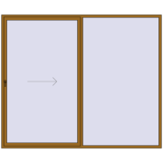 REHAU GENEO HST 3000x2500 мм LIGHT_OAK з двох сторін