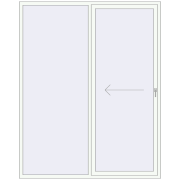 REHAU GENEO HST 2000x2500 мм Білий (RAL 9016) з двох сторін