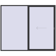 REHAU GENEO HST 3000x2500 мм ANTHRACITE_GREY_GLATT з двох сторін REHAU GENEO HST 3000x2500 мм ANTHRACITE_GREY_GLATT з двох сторін