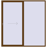 REHAU GENEO HST 2500x2600 мм WALNUT з двох сторін REHAU GENEO HST 2500x2600 мм WALNUT з двох сторін