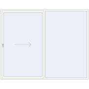 REHAU GENEO HST 2960x2420 мм Білий (RAL 9016) з двох сторін