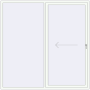 REHAU SYNEGO SLIDE 2200x2200 мм DARK_OAK ззовні REHAU SYNEGO SLIDE 2200x2200 мм DARK_OAK ззовні