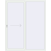 REHAU GENEO HST 2000x2500 мм Білий (RAL 9016) з двох сторін