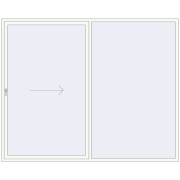 REHAU SYNEGO SLIDE 2900x2340 мм Білий (RAL 9016) з двох сторін