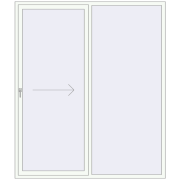 REHAU SYNEGO SLIDE 1970x2370 мм Білий (RAL 9016) з двох сторін