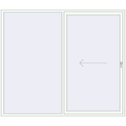 REHAU GENEO HST 2505x2155 мм Білий (RAL 9016) з двох сторін REHAU GENEO HST 2505x2155 мм Білий (RAL 9016) з двох сторін