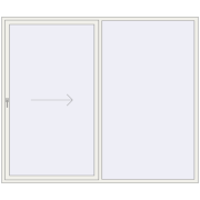 REHAU SYNEGO SLIDE 2600x2200 мм Білий (RAL 9016) з двох сторін REHAU SYNEGO SLIDE 2600x2200 мм Білий (RAL 9016) з двох сторін