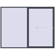 REHAU GENEO HST 3000x2300 мм ANTHRACITE_GREY_STRUKTURAL з двох сторін REHAU GENEO HST 3000x2300 мм ANTHRACITE_GREY_STRUKTURAL з двох сторін