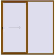 REHAU GENEO HST 2500x2550 мм GOLDEN OAK з двох сторін